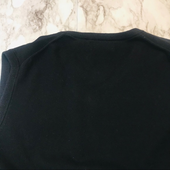 Black Chaps Sweater Vest - Picture 5 of 8